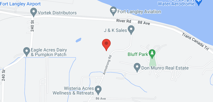 map of 8875 ARMSTRONG ROAD